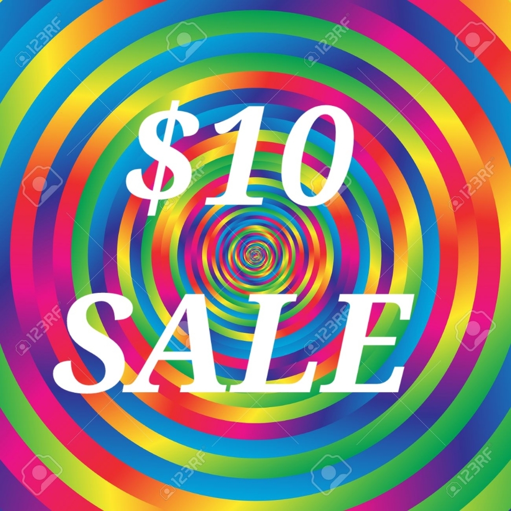 5/$40 or $10 SALE